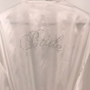 Satin Bride robe